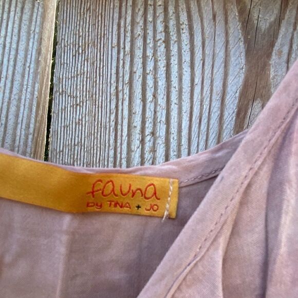 Fauna by TINA JO Dress Long Maxi Tie Dye Ombré Side Slits Adjustable Straps XS - Picture 8 of 8